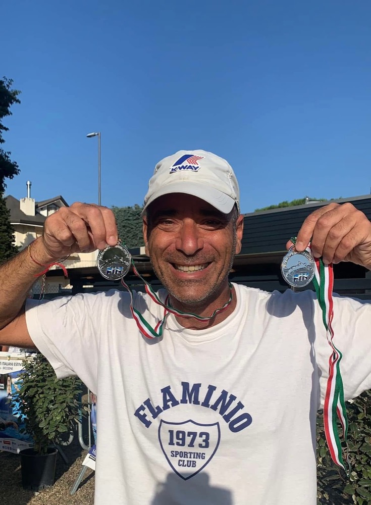 Maurizio Sonnino, istruttore di nuoto a Roma